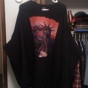 5xl Sweater Statue of liberty w/gas-mask